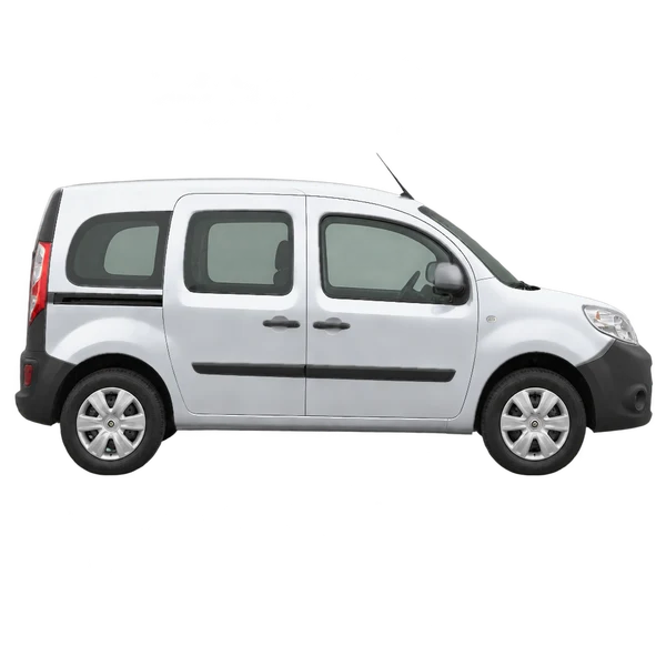 Renault Kangoo 2020 argent, vue profil (tourné vers la droite)