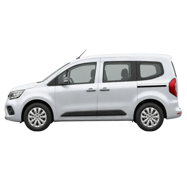 silver 2024 Renault Kangoo side (facing left) view