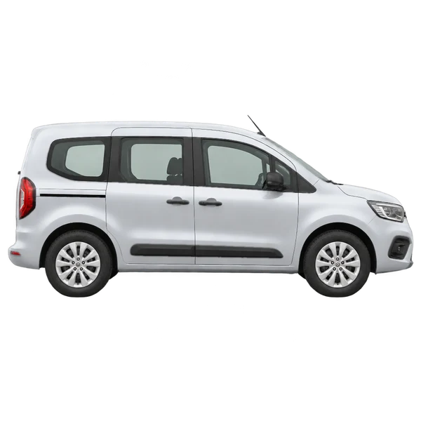 2026 Renault Kangoo in Silber, Ansicht: Seite (nach rechts gewandt)