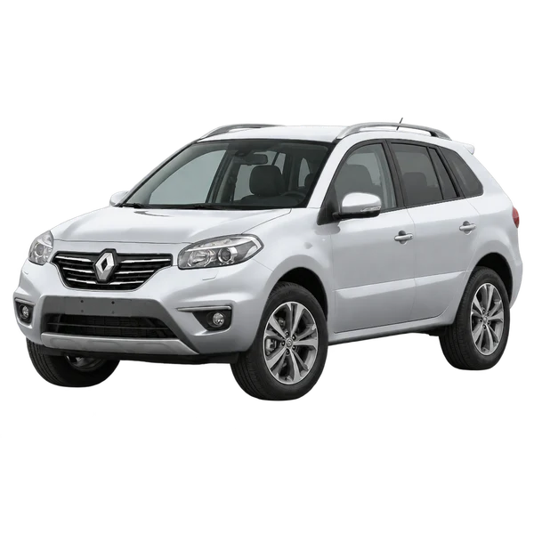 Renault Koleos 2015 argent, vue trois-quarts avant (orienté vers la gauche)