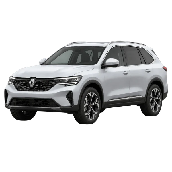 2025 Renault Koleos in Silber, Ansicht: Dreiviertelansicht vorne (nach links gerichtet)