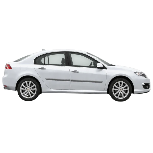silver 2013 Renault Laguna side (facing right) view