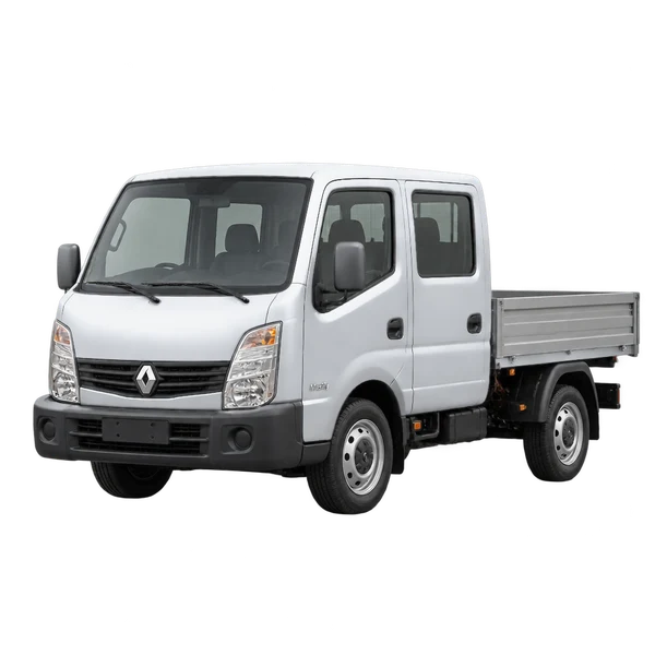 RENAULT MAXITY 2011 — Front three-quarter (facing left), silver