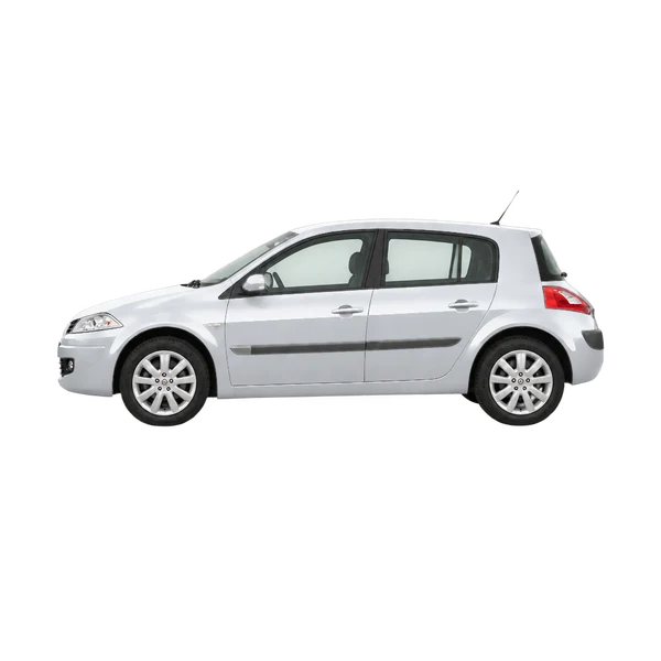 2009 Renault Megane in Silber, Ansicht: Seite (nach links gerichtet)