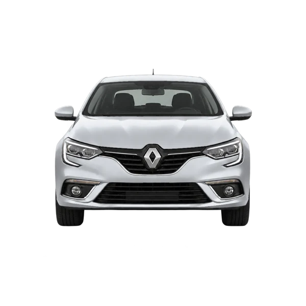 Renault Megane 2018 prata, vista frente