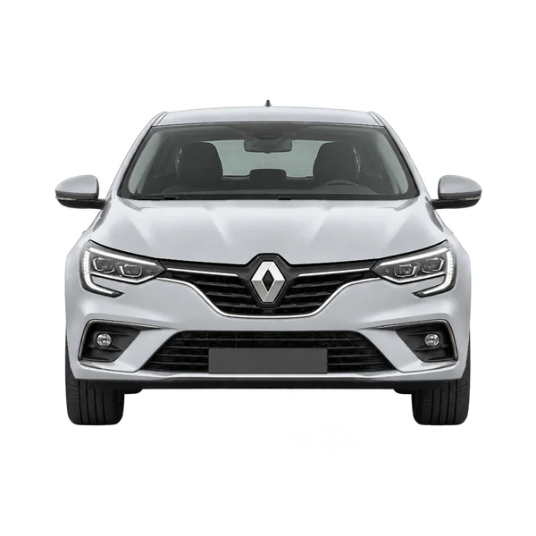 Renault Megane 2026 argent, vue avant