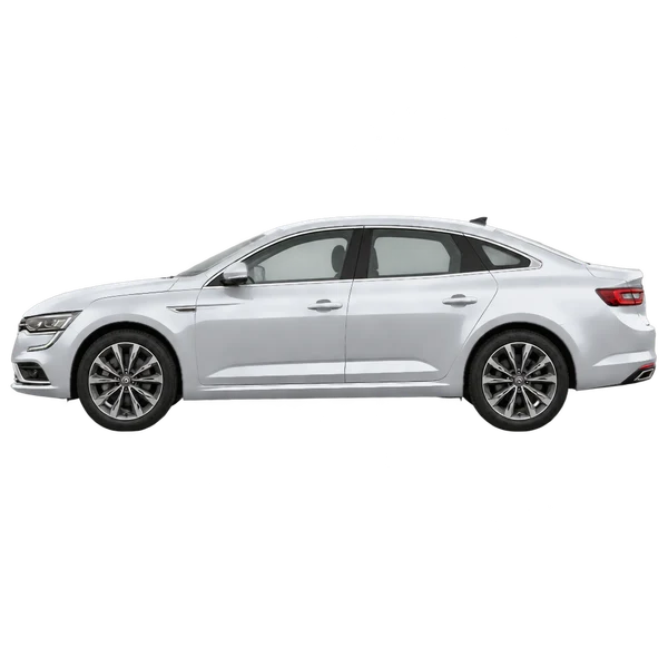 Renault Talisman 2020 prata, vista lateral (voltada para a esquerda)