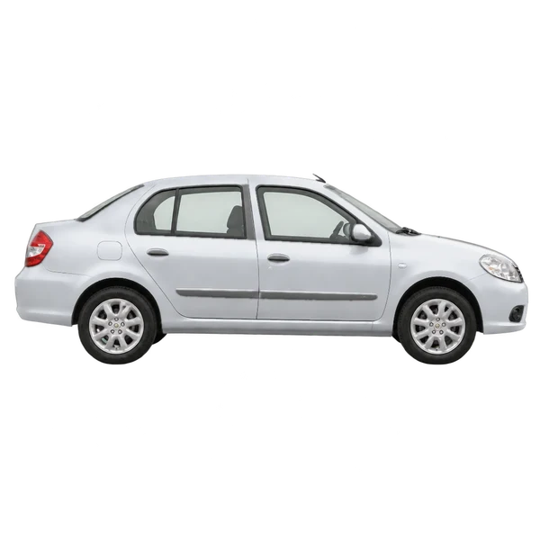 Renault Thalia 2013 argent, vue profil (tourné vers la droite)