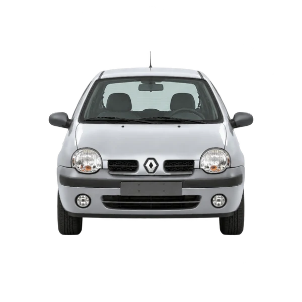 Renault Twingo 2004 en plateado, vista frontal