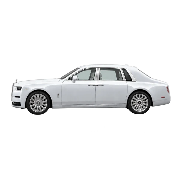 シルバーの2022 Rolls-Royce Phantom（側面（左向き）ビュー）