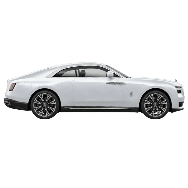 2026 Rolls-Royce Spectre in Silber, Ansicht: Seite (nach rechts gewandt)