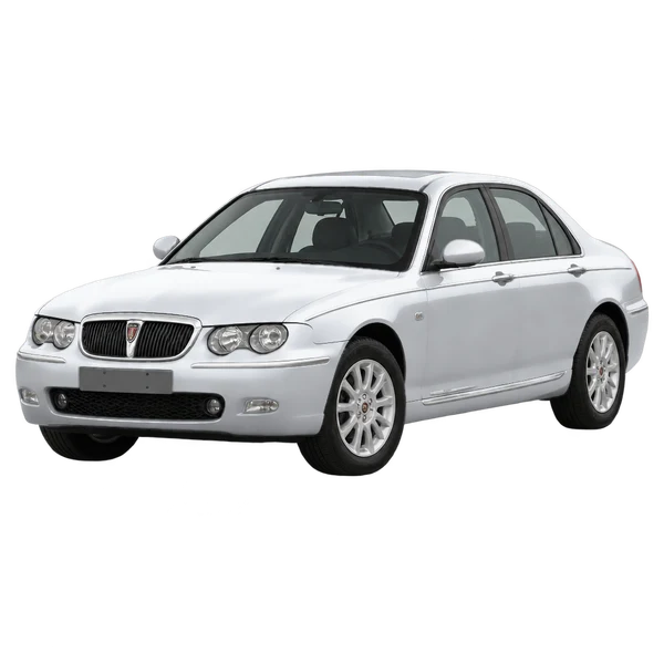 2005 Rover 75 in Silber, Ansicht: Dreiviertelansicht vorne (nach links gerichtet)