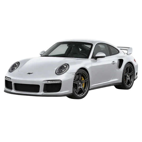 RUF CTR3 / RtR / Rt12 2027 — Front three-quarter (facing left), silver