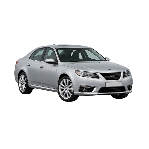 2016 Saab 9-5 in Silber, Ansicht: Dreiviertelansicht vorne (nach links gerichtet)