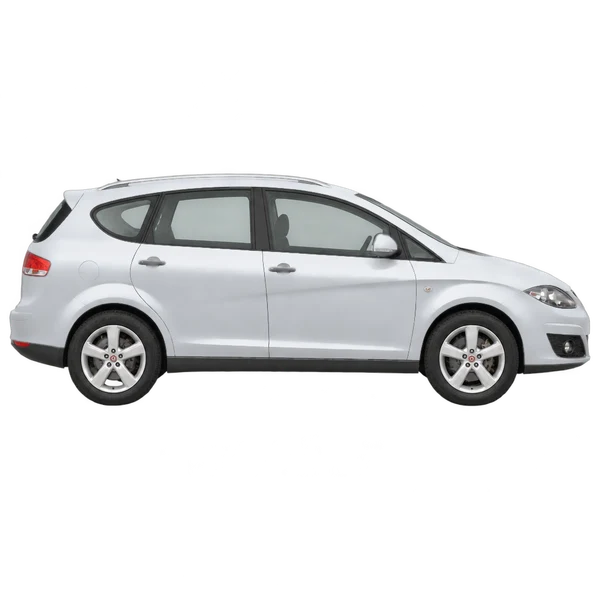 SEAT Altea 2015 prata, vista lateral (voltada para a direita)