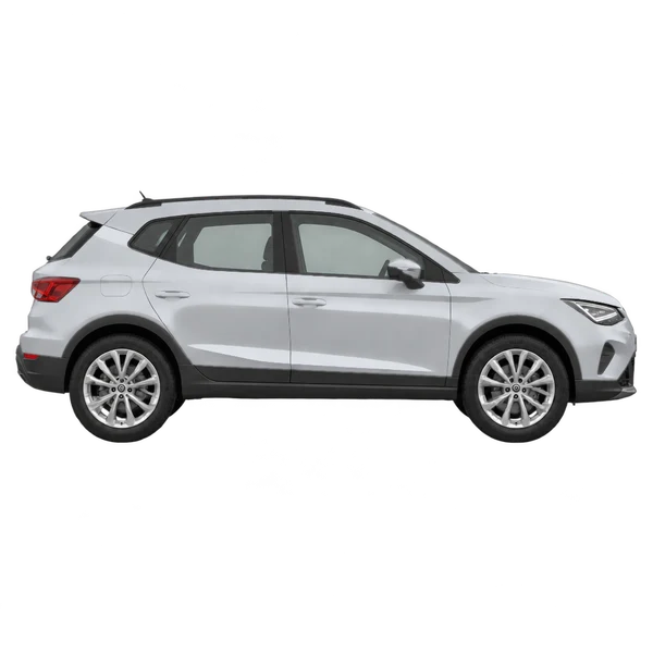 SEAT Arona 2023 argent, vue profil (tourné vers la droite)
