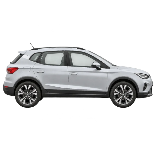 SEAT Arona 2026 argent, vue profil (tourné vers la droite)