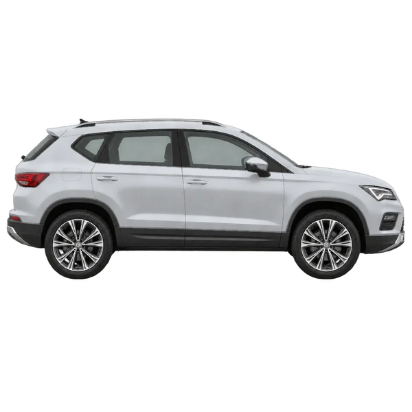 2020 SEAT Ateca in Silber, Ansicht: Seite (nach rechts gewandt)
