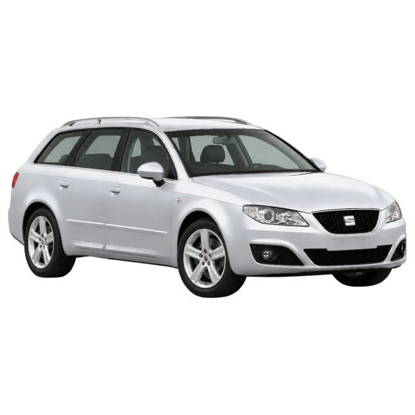 SEAT Exeo ST 2013 prata, vista três quartos dianteiro (voltado para a direita)