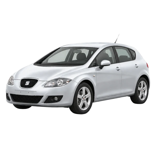 2007 SEAT LEON — Front three-quarter (facing left), silver