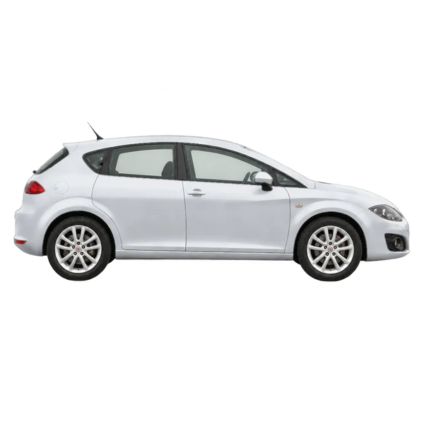 SEAT Leon 2012 argent, vue profil (tourné vers la droite)
