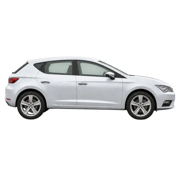 SEAT Leon 2016 argent, vue profil (tourné vers la droite)