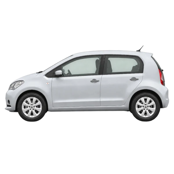 SEAT MII 2014 prata, vista lateral (voltada para a esquerda)
