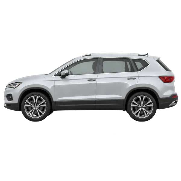 SEAT Tarraco 2020 prata, vista lateral (voltada para a esquerda)