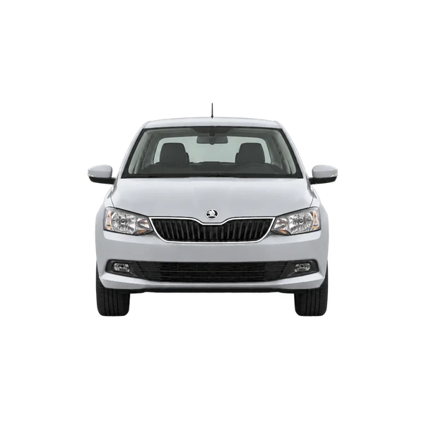 2016 Skoda Fabia in Silber, Ansicht: Front