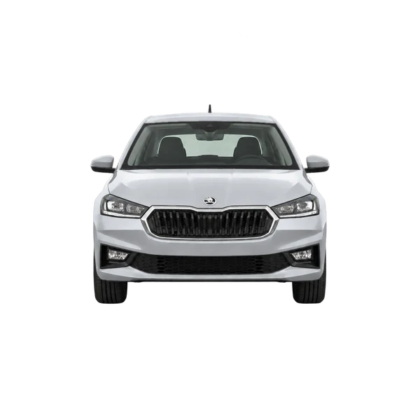 2022 Skoda Fabia in Silber, Ansicht: Front