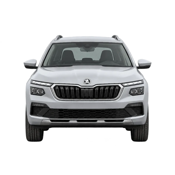 Skoda Kamiq 2026 argent, vue avant