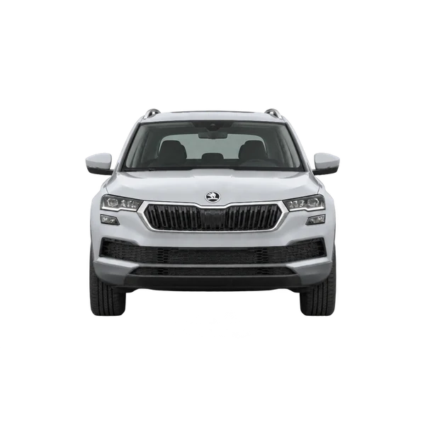 2022 Skoda Karoq in Silber, Ansicht: Front