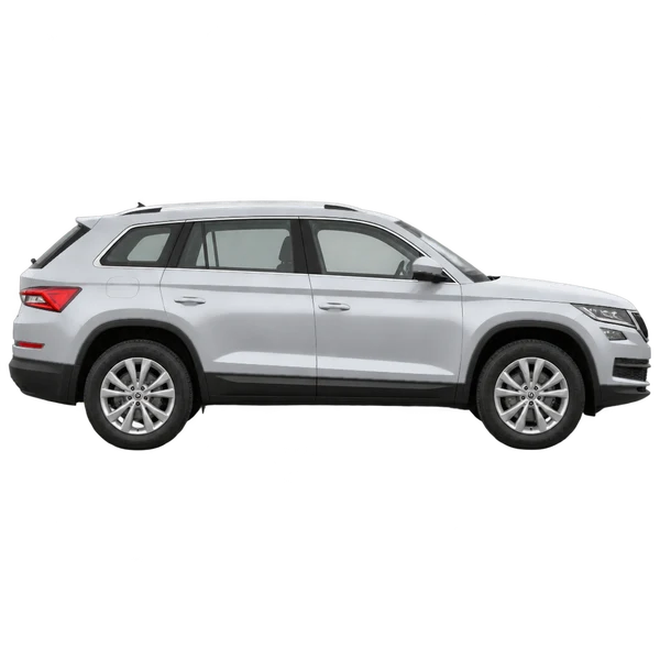 2016 Skoda Kodiaq in Silber, Ansicht: Seite (nach rechts gewandt)