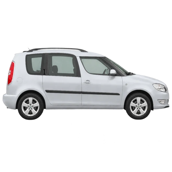 2014 Skoda Roomster in Silber, Ansicht: Seite (nach rechts gewandt)