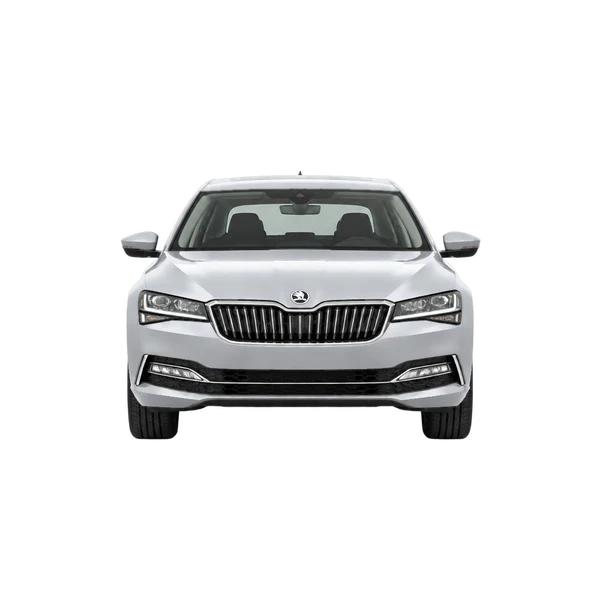 2022 Skoda Superb in Silber, Ansicht: Front