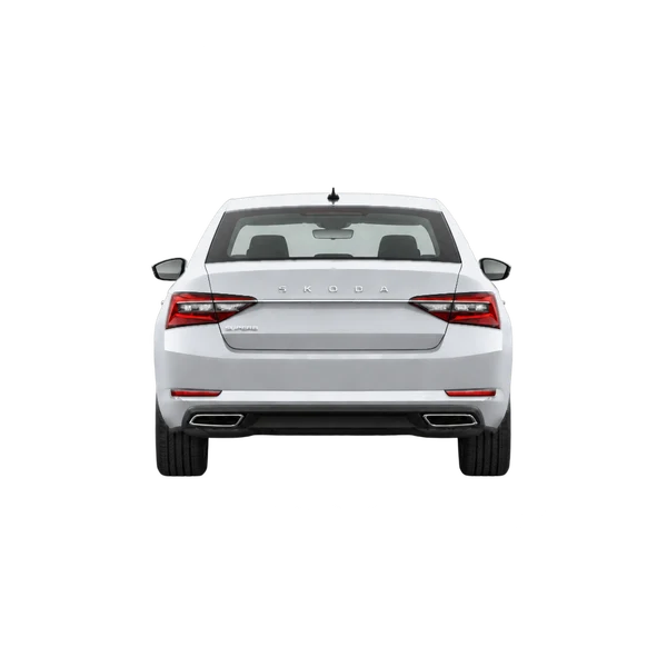 2022 Skoda Superb in Silber, Ansicht: Heck
