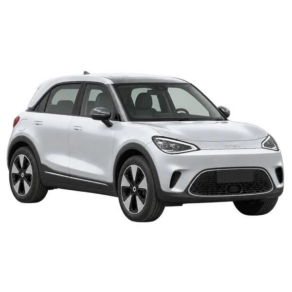 シルバーの2026 Smart #1(フロントスリークォーター(右向き)ビュー)