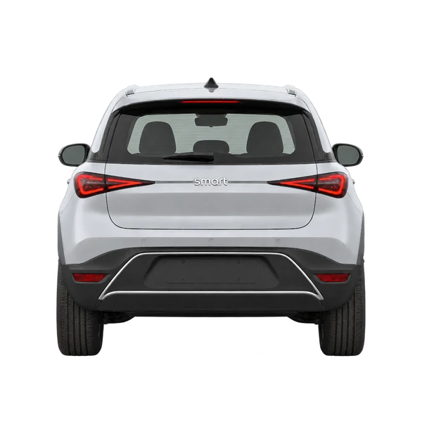 シルバーの2026 Smart #1(リアビュー)
