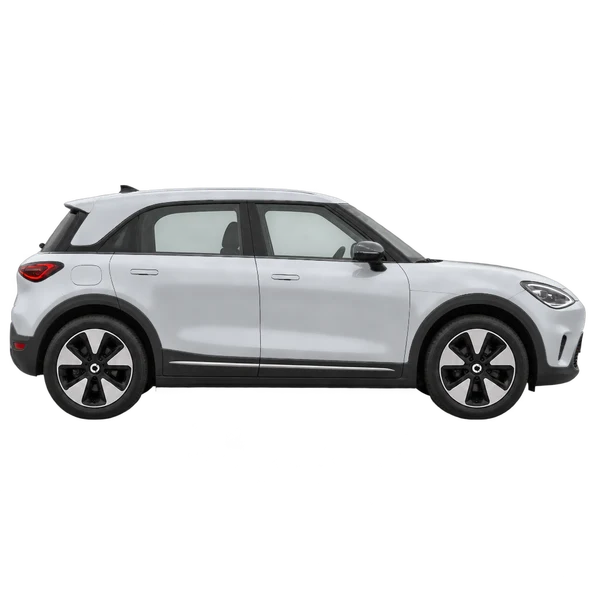 シルバーの2026 Smart #1(側面(右向き)ビュー)