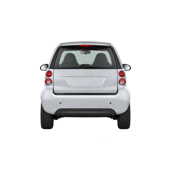 シルバーの2006 Smart Fortwo(リアビュー)