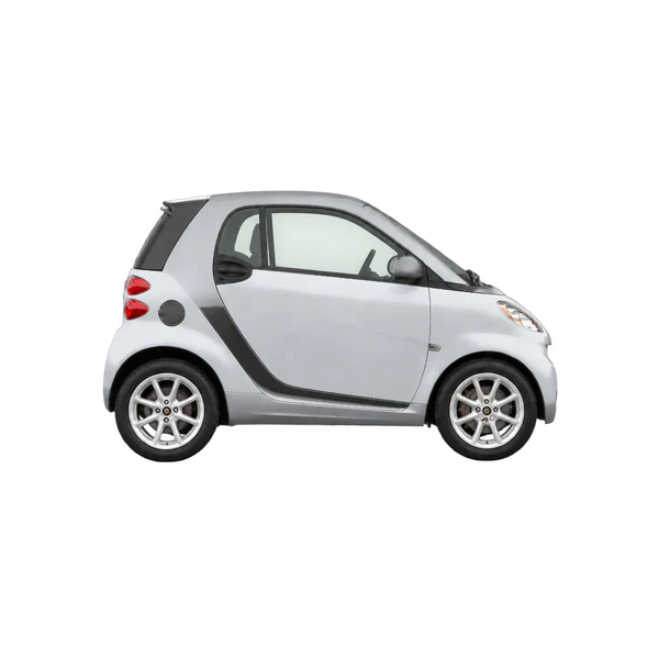 シルバーの2006 Smart Fortwo(側面(右向き)ビュー)