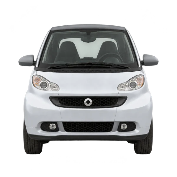 Smart Fortwo 2014 en plateado, vista frontal