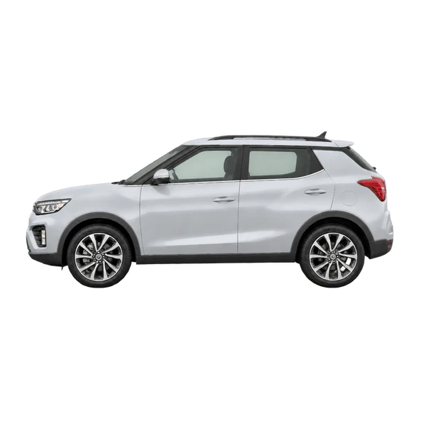 2021 SsangYong Tivoli in Silber, Ansicht: Seite (nach links gerichtet)