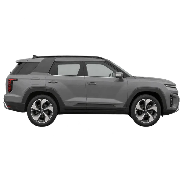 SsangYong Torres EVX 2025 gris, vue profil (tourné vers la droite)