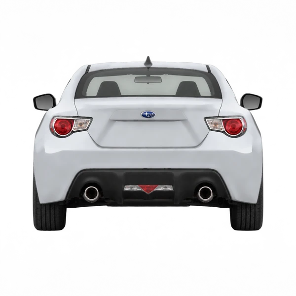 2014 Subaru BRZ in Silber, Ansicht: Heck
