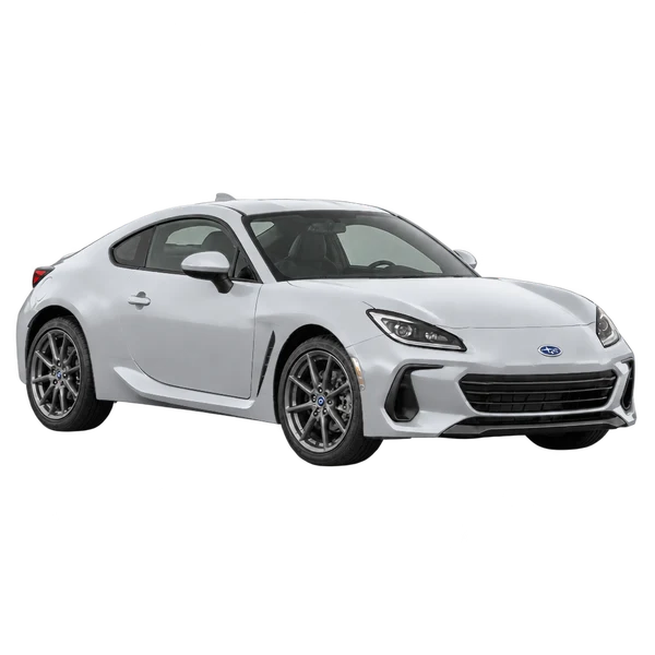 シルバーの2026 Subaru BRZ(フロントスリークォーター(右向き)ビュー)