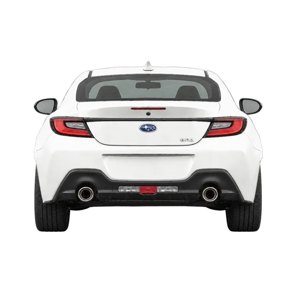 Subaru BRZ 2027 باللون أبيض، منظر من الخلف