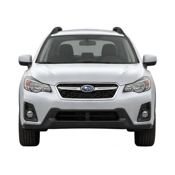 Subaru Crosstrek 2017 prata, vista frente