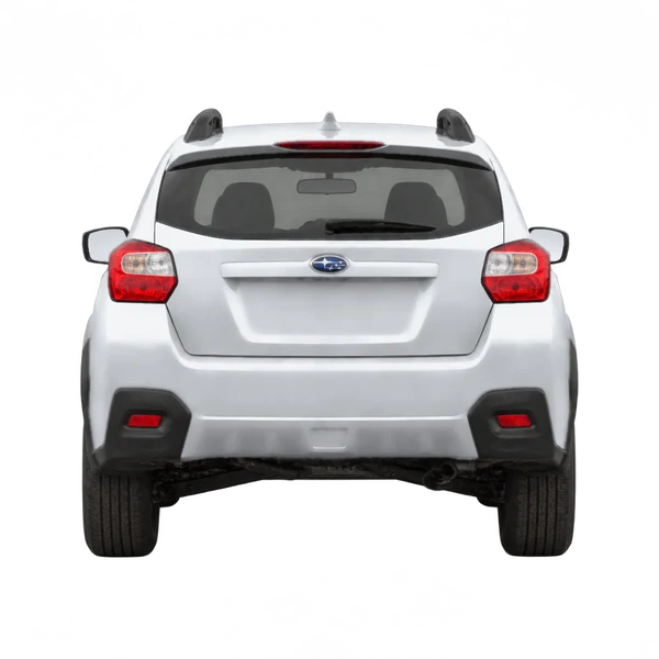 Subaru Crosstrek 2017 prata, vista traseira