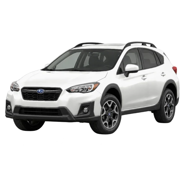 Subaru Crosstrek 2020 blanc, vue trois-quarts avant (orienté vers la gauche)